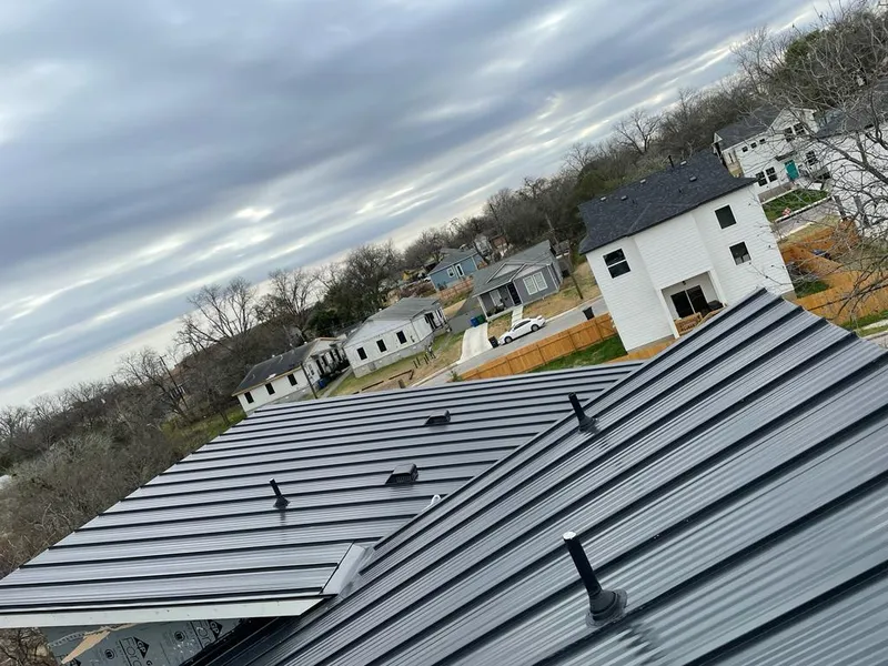 Standing seam metal roof panels with vents for Skylight Repair in Freehold